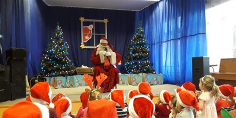 Wizyta Świętego Mikołaja w Przedszkolu
